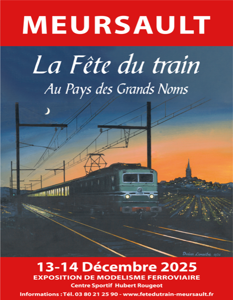 Affiche a4 fete du train 2025 sans logos